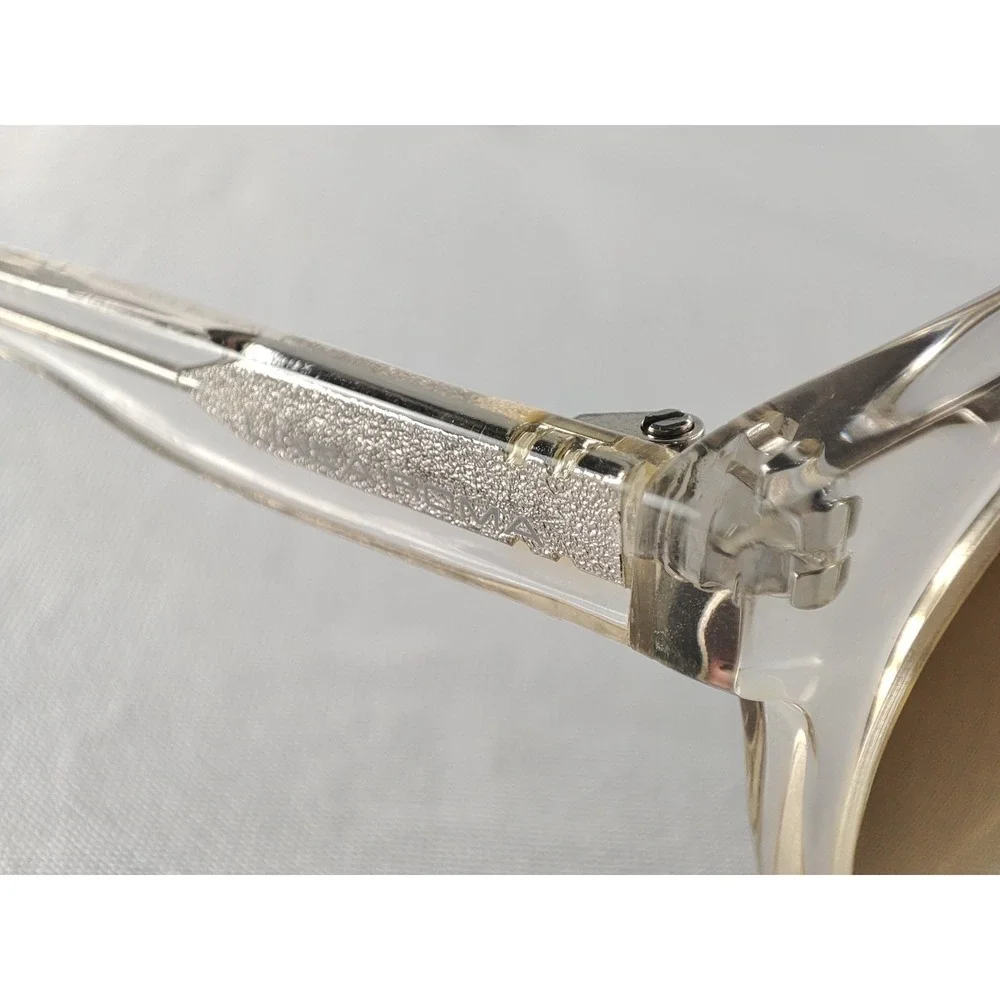 Linea Roma LR 3608 C2 Clear Gold Top Bar Sunglasses‎ Made in Italy 48-23 145